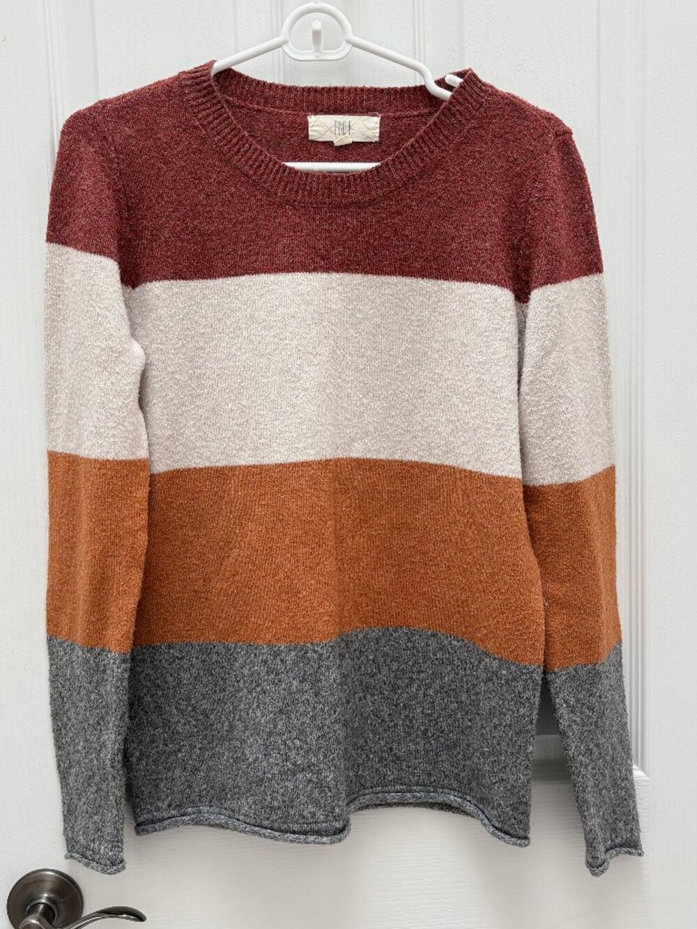 XS Striped Pinque Long Sleeve